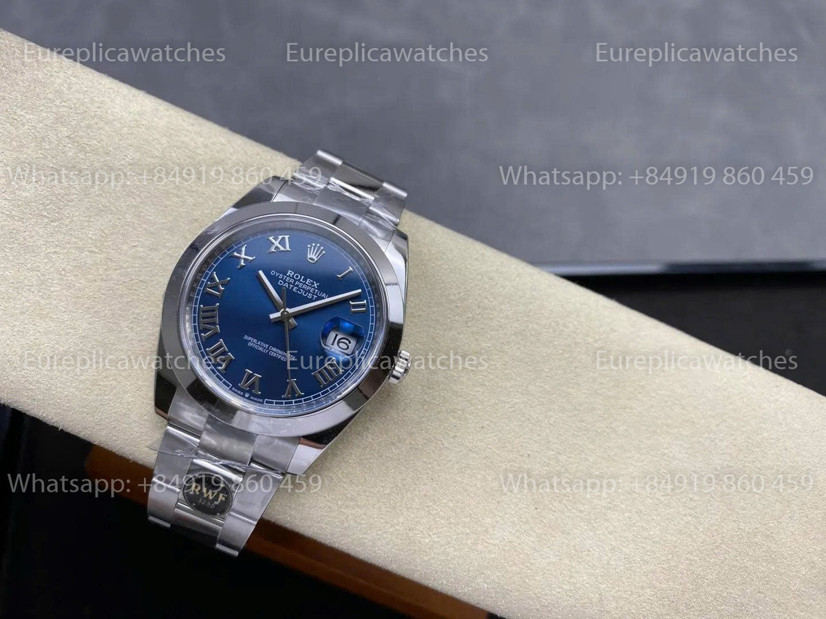 RWF Factory Rolex Datejust 41mm 126300-0017  JH 3235 Free-Sprung Blue dial