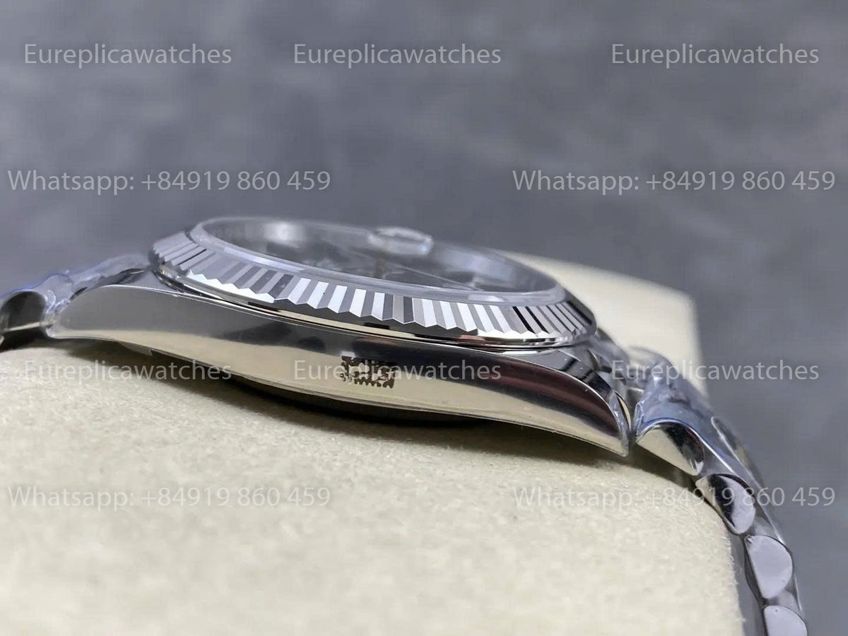 RWF Factory Rolex Datejust 41mm 126334-0030 – Grünes strukturiertes Zifferblatt | JH3235 freischwingende Unruh