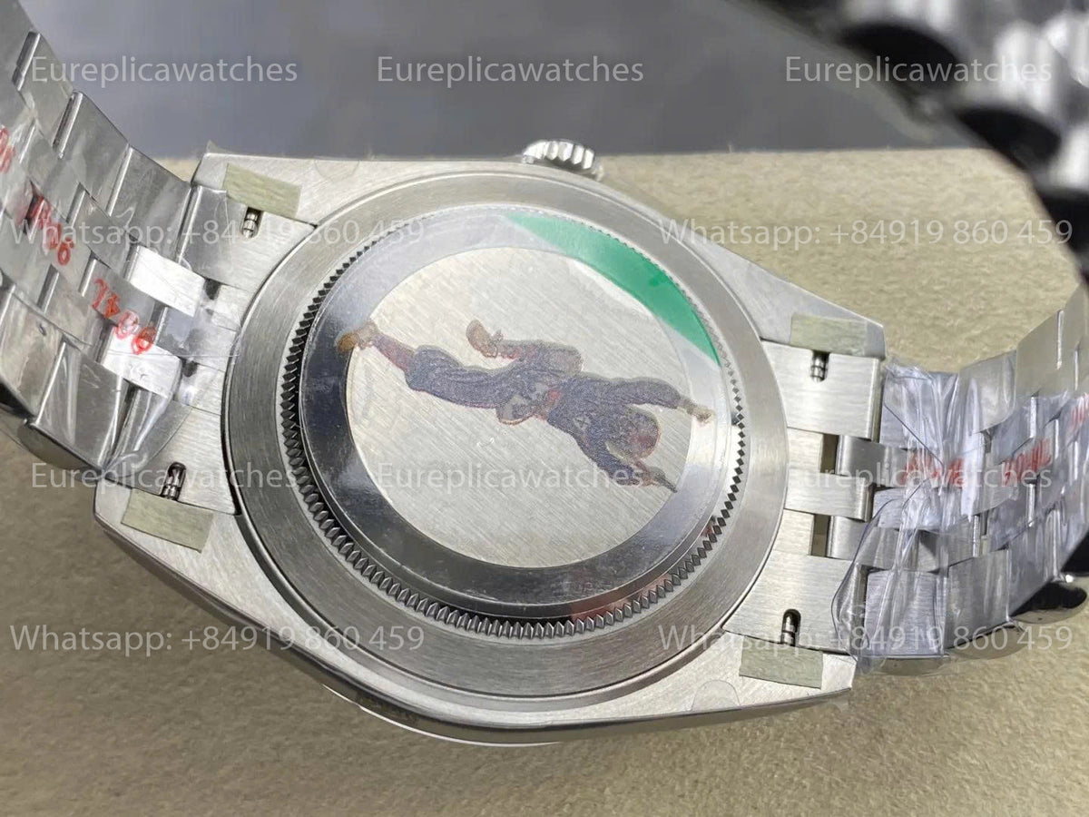 RWF Factory Rolex Datejust 41mm 126334-0030 – Grünes strukturiertes Zifferblatt | JH3235 freischwingende Unruh