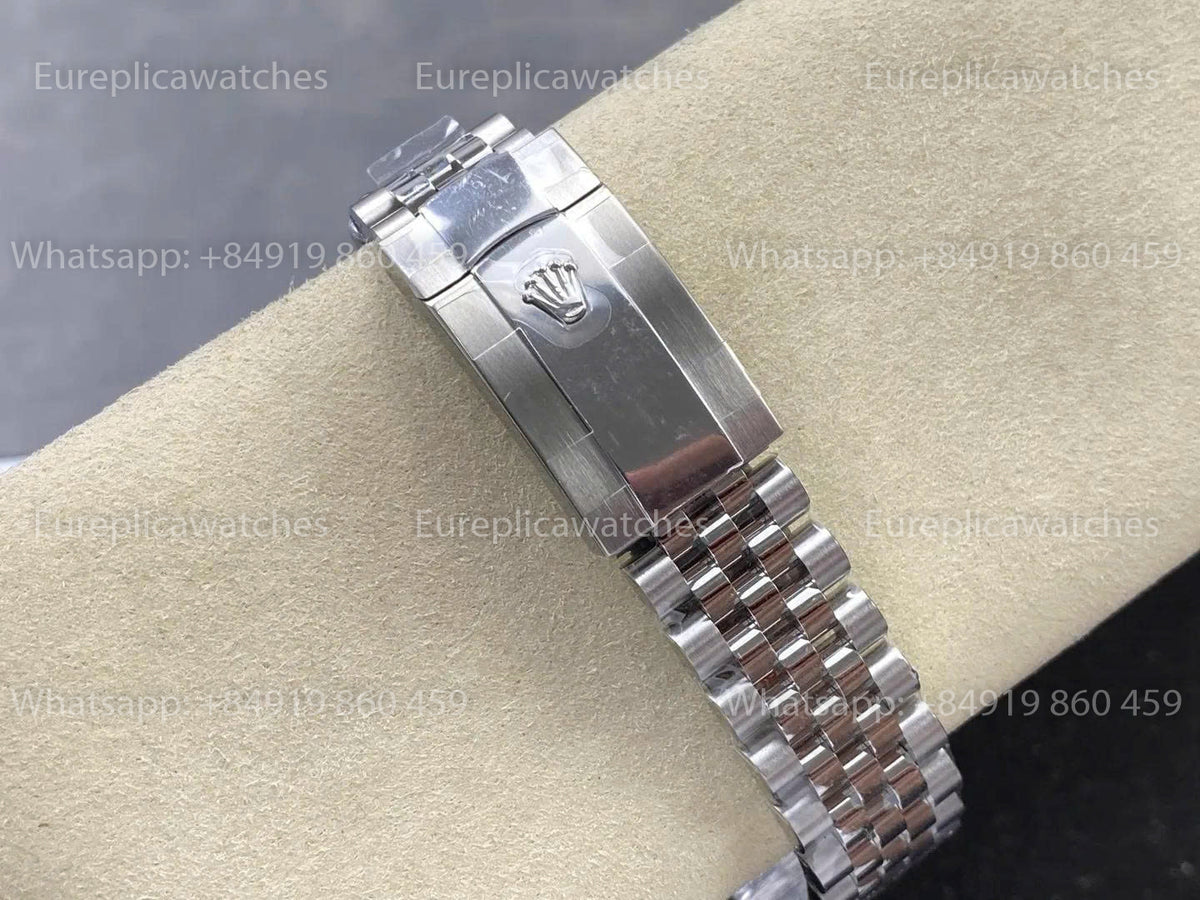 RWF Factory Rolex Datejust 41mm 126334-0030 – Grünes strukturiertes Zifferblatt | JH3235 freischwingende Unruh