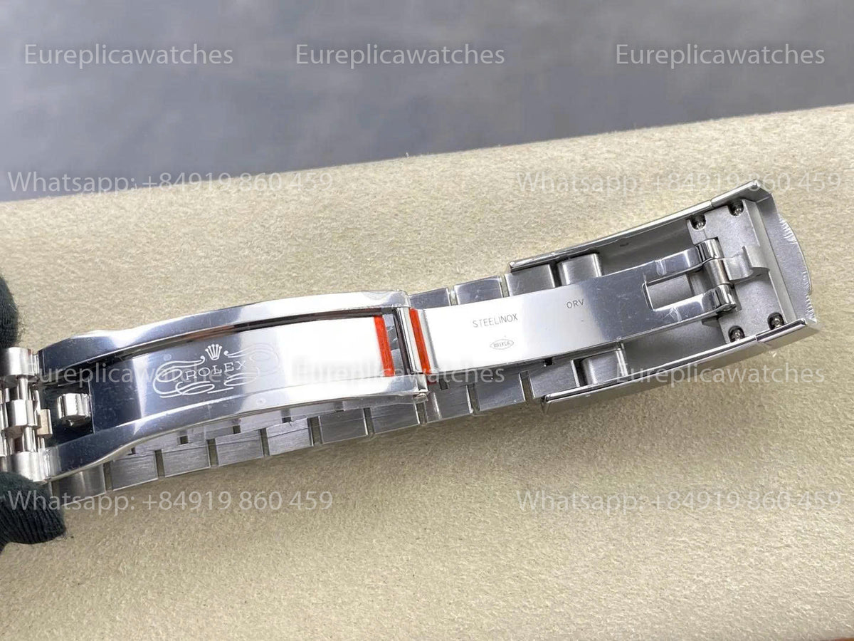 RWF Factory Rolex Datejust 41mm 126334-0030 – Grünes strukturiertes Zifferblatt | JH3235 freischwingende Unruh