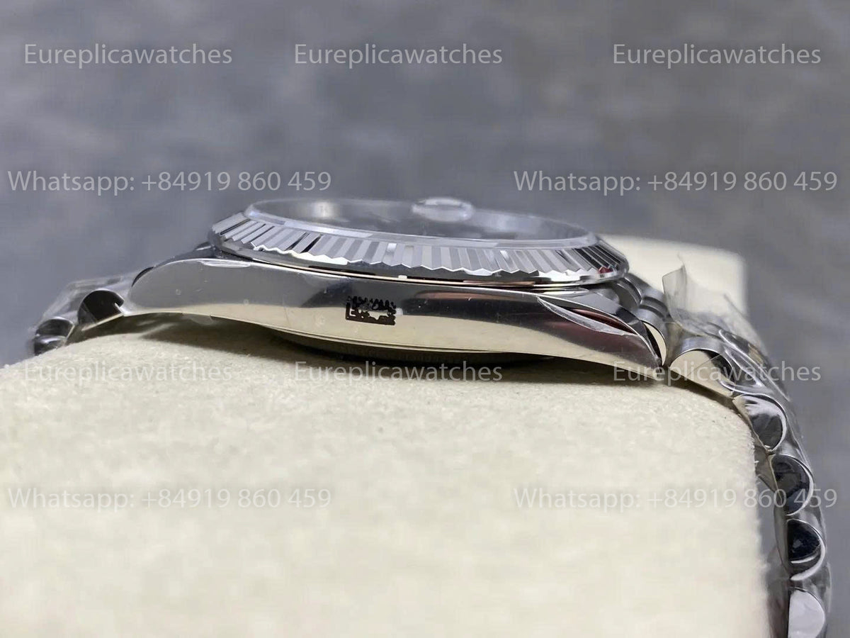 RWF Factory Rolex Datejust 41mm 126334-0032 – Blaues strukturiertes Zifferblatt | JH3235 freischwingende Unruh