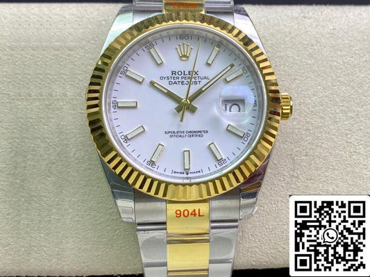 Rolex Datejust M126333-0015 1:1 Meilleure édition EW Factory Cadran blanc
