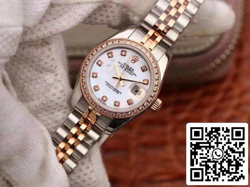 Rolex Lady Datejust 28 mm 1:1 Best Edition Schweizer Original importiertes NH05-Uhrwerk, weißes Emaille-Zifferblatt