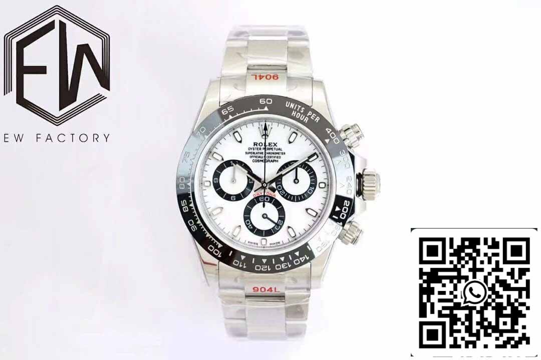 Rolex Cosmograph Daytona M116500LN-0001 1:1 Meilleure édition EW Factory Lunette en céramique