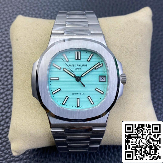 Patek Philippe Nautilus 5711/1A-018 1:1 Best Edition 3K Factory Tiffany Blue Zifferblatt