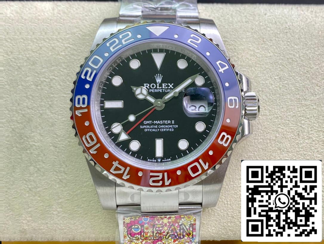 Rolex GMT Master II M126710BLRO-0002 1:1 Meilleure édition Clean Factory Coke Circle