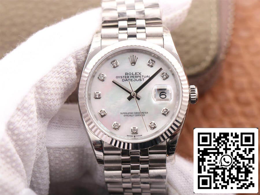 Rolex Datejust M126234-0019 1:1 Meilleure édition EW Factory Cadran en nacre