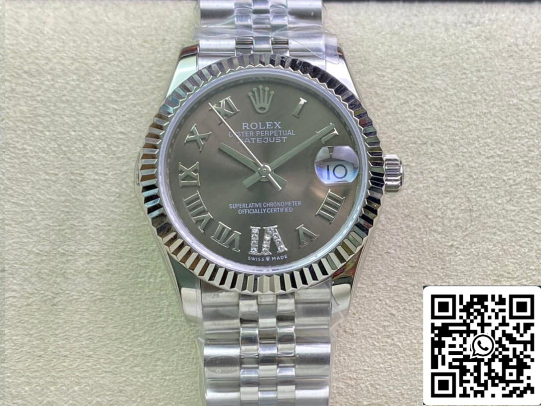 Rolex Datejust M278274-0028 31 mm 1:1 Best Edition EW Factory graues Zifferblatt