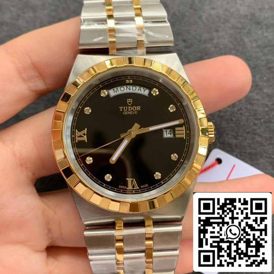 Replika Tudor Royal M28603-0005 1:1 Best Edition V7 Factory Demi Gold