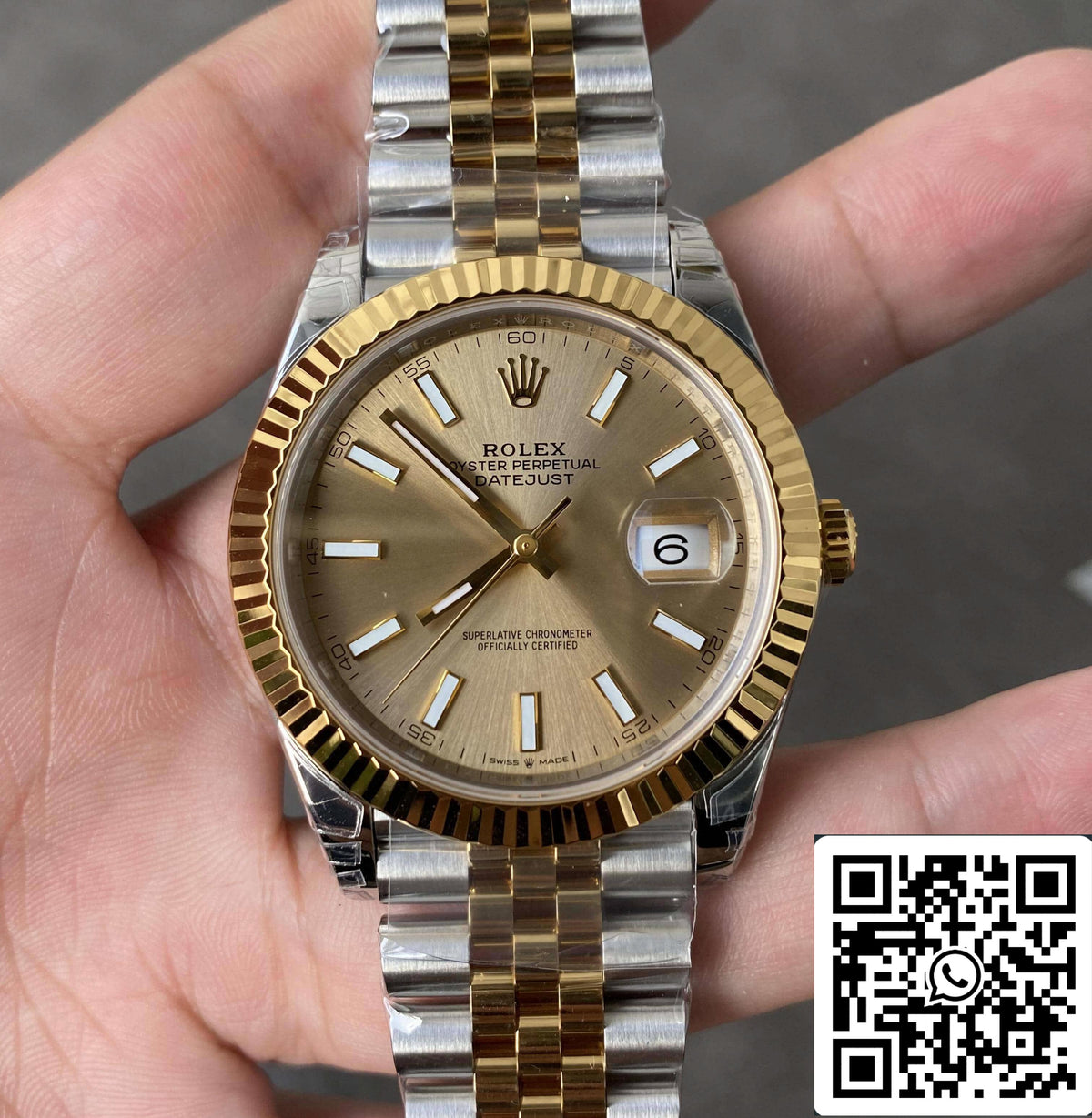 Rolex Datejust M126333-0010 41MM 1:1 Best Edition VS Factory Gold 