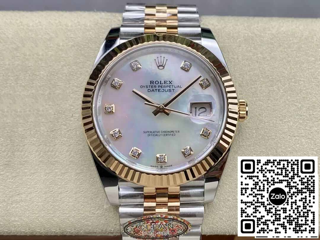 Rolex Datejust 41MM M126331-0014 1:1 Best Edition, sauberes Fabrik-Perlmuttzifferblatt
