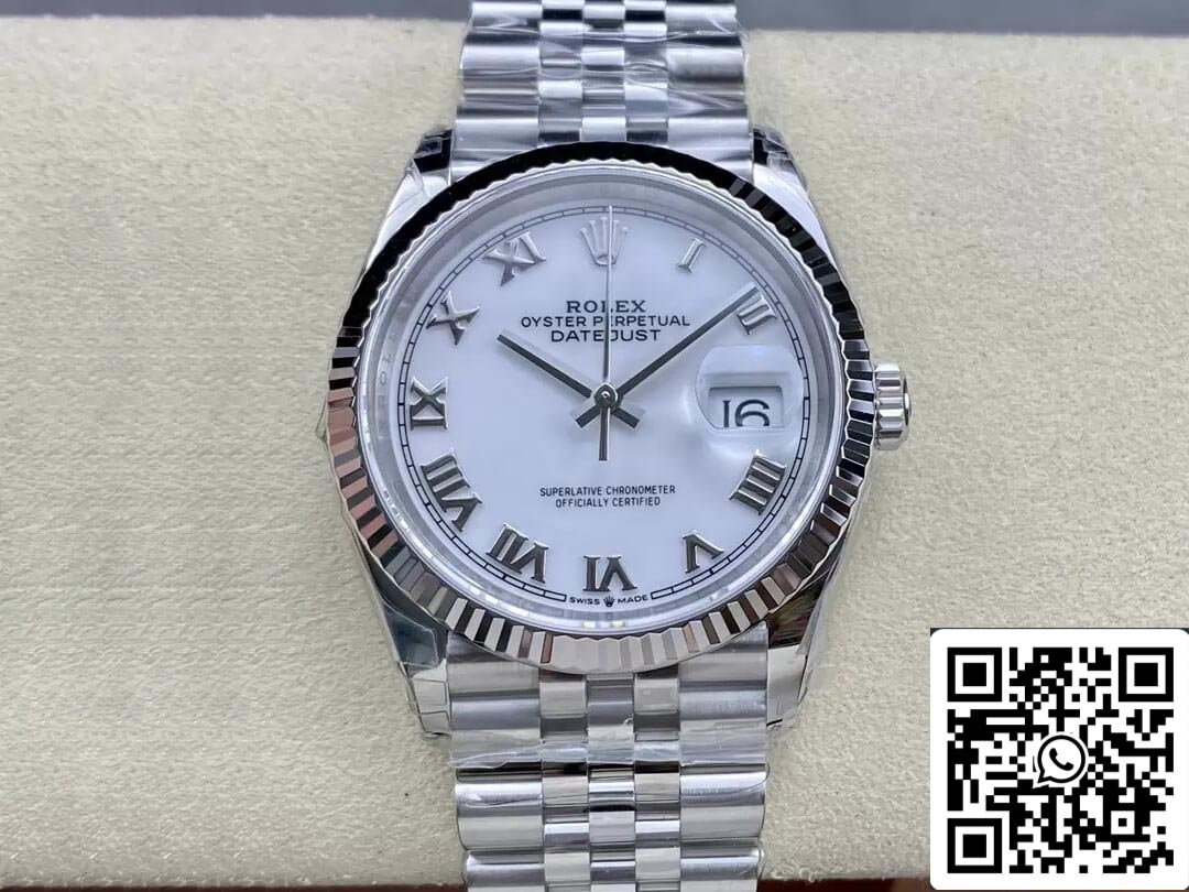 Rolex Datejust M126234-0025 36MM 1:1 Best Edition VS Factory Edelstahl