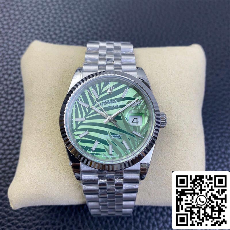 Rolex Datejust M126234-0047 36MM 1:1 Meilleure édition VS Cadran vert d'usine