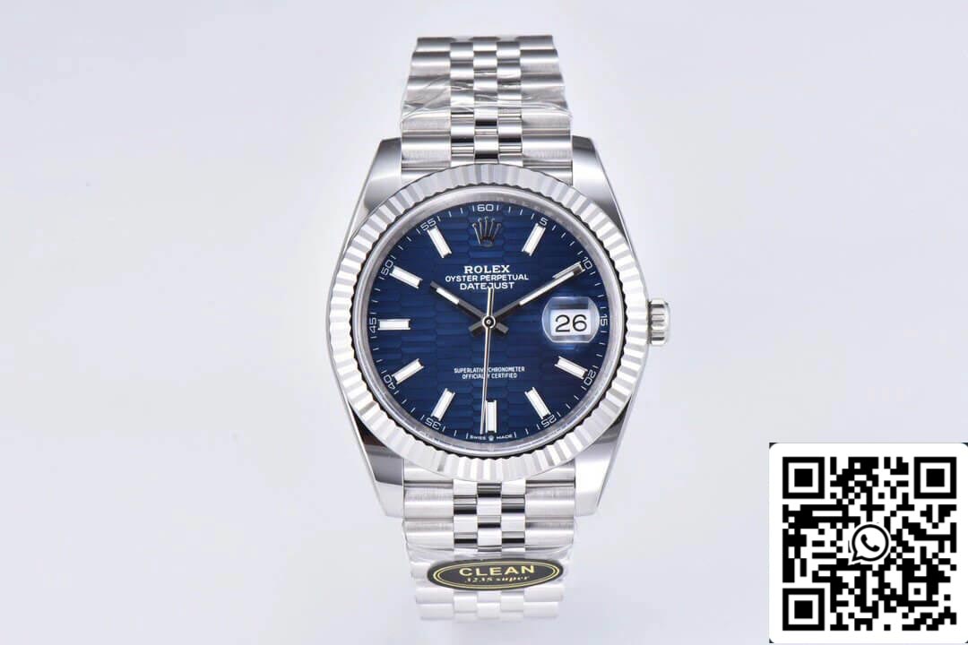 Rolex Datejust M126234-0049 36MM 1:1 Meilleure édition Clean Factory Cadran bleu