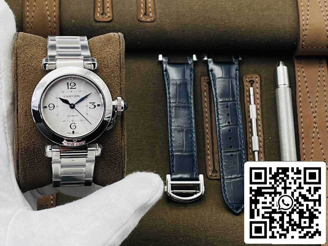 Cartier Pasha WSPA0013 35MM 1:1 Meilleure édition BV Factory Bracelet en acier