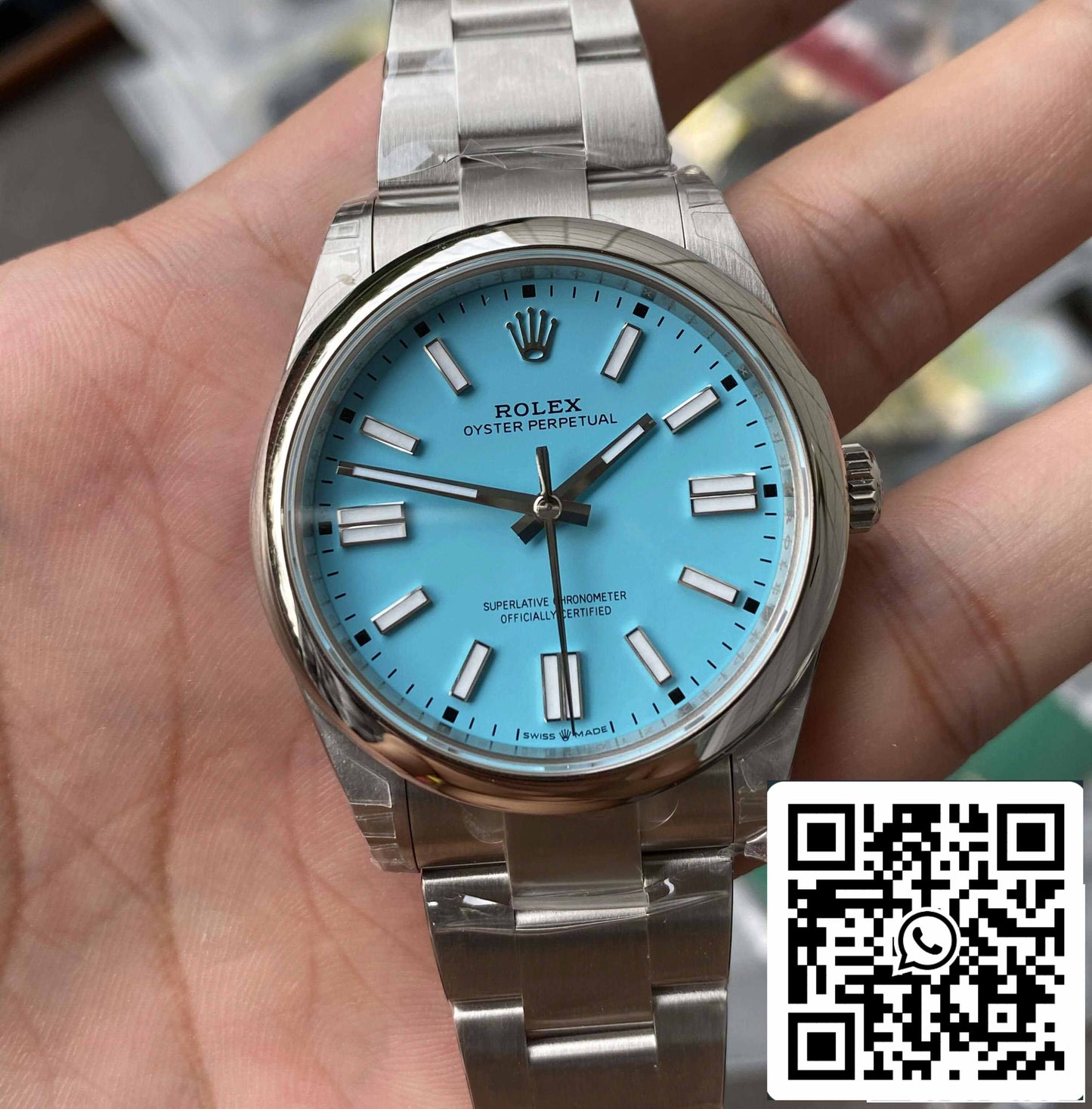 Rolex Oyster Perpetual 41MM M124300-0006 1:1 Beste Edition VS Fabrik Edelstahl
