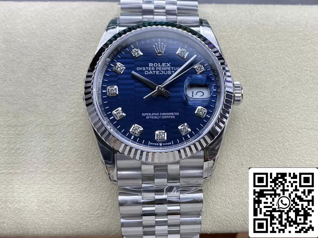 Rolex Datejust M126234-0057 36MM 1:1 Meilleure édition VS Factory Acier inoxydable