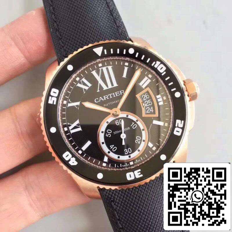 Calibre De Cartier Diver W7100052 JF Factory 1:1 Meilleure Édition Suisse ETA9015