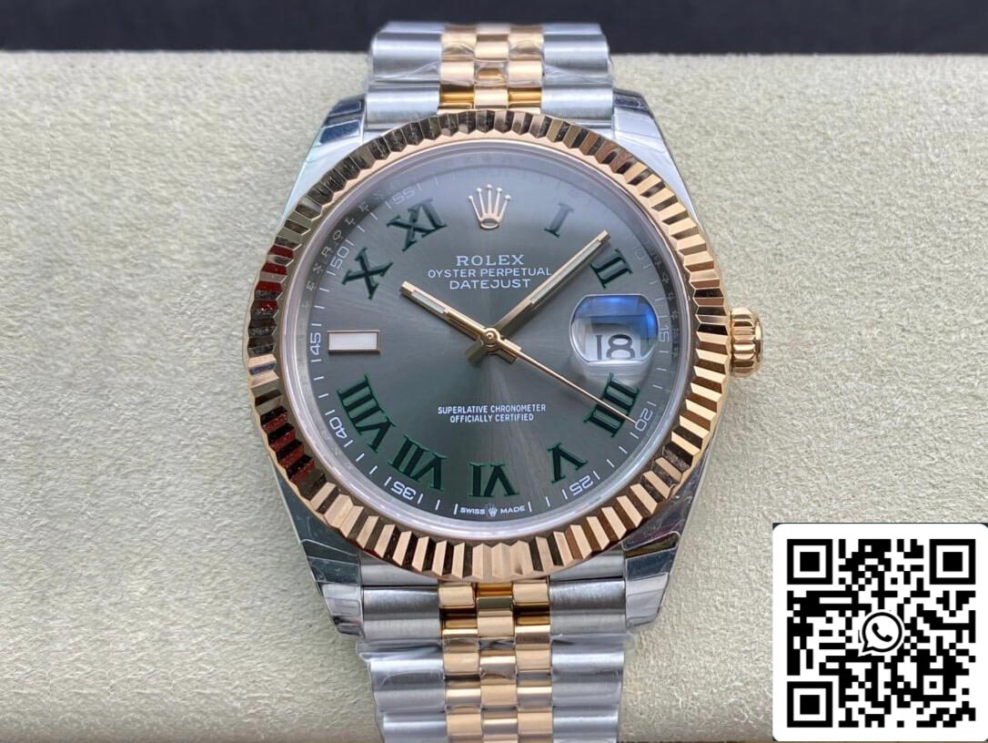 Rolex Datejust M126331-0016 1:1 Meilleure édition EW Factory Cadran vert