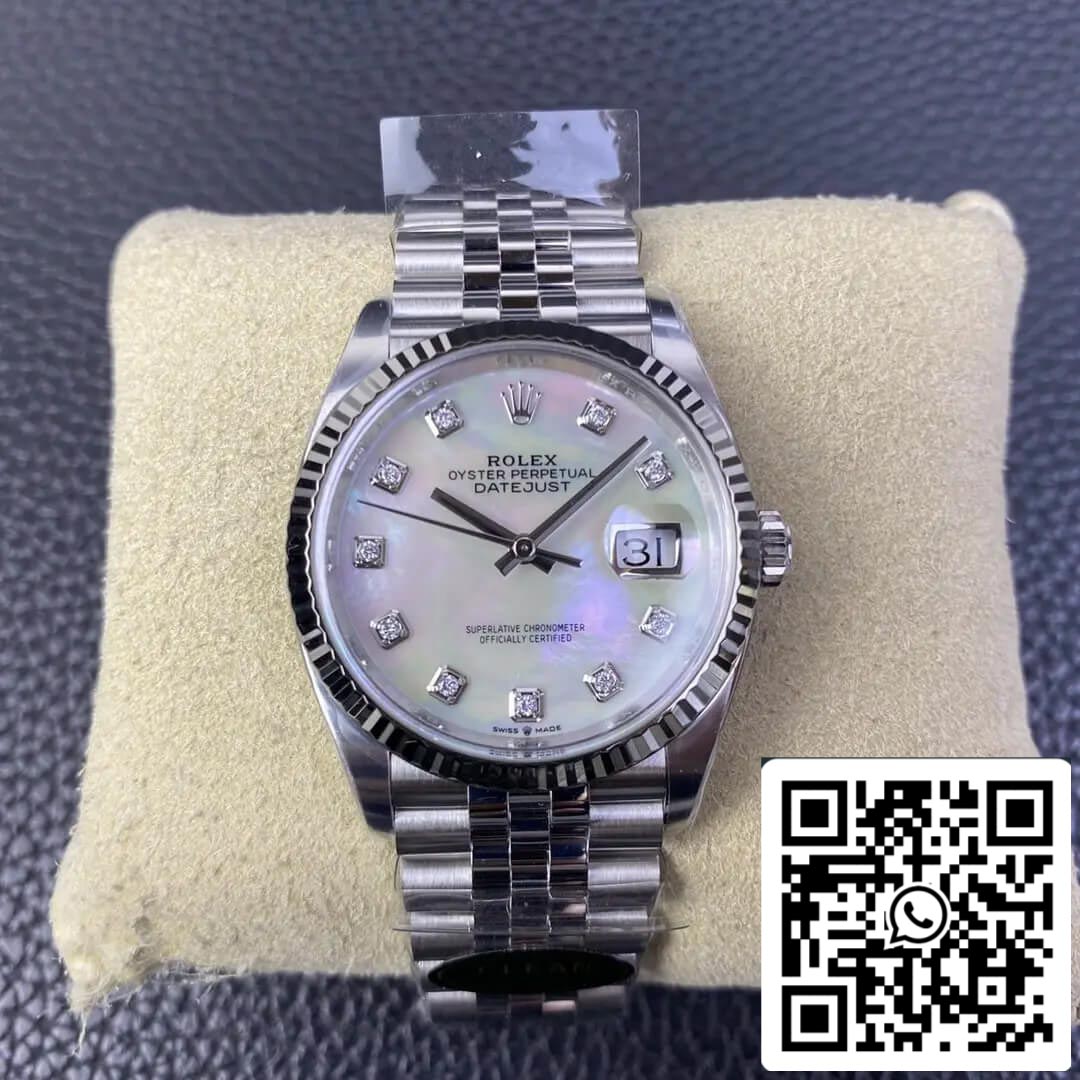 Rolex Datejust M126234-0019 36MM 1:1 Meilleure édition Clean Factory en acier inoxydable
