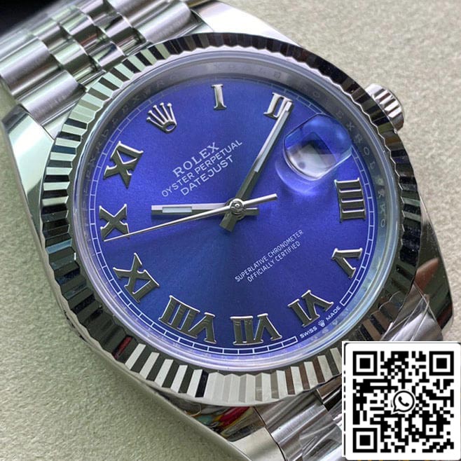 Rolex Datejust M126334-0026 1:1 Meilleure édition Clean Factory Cadran bleu