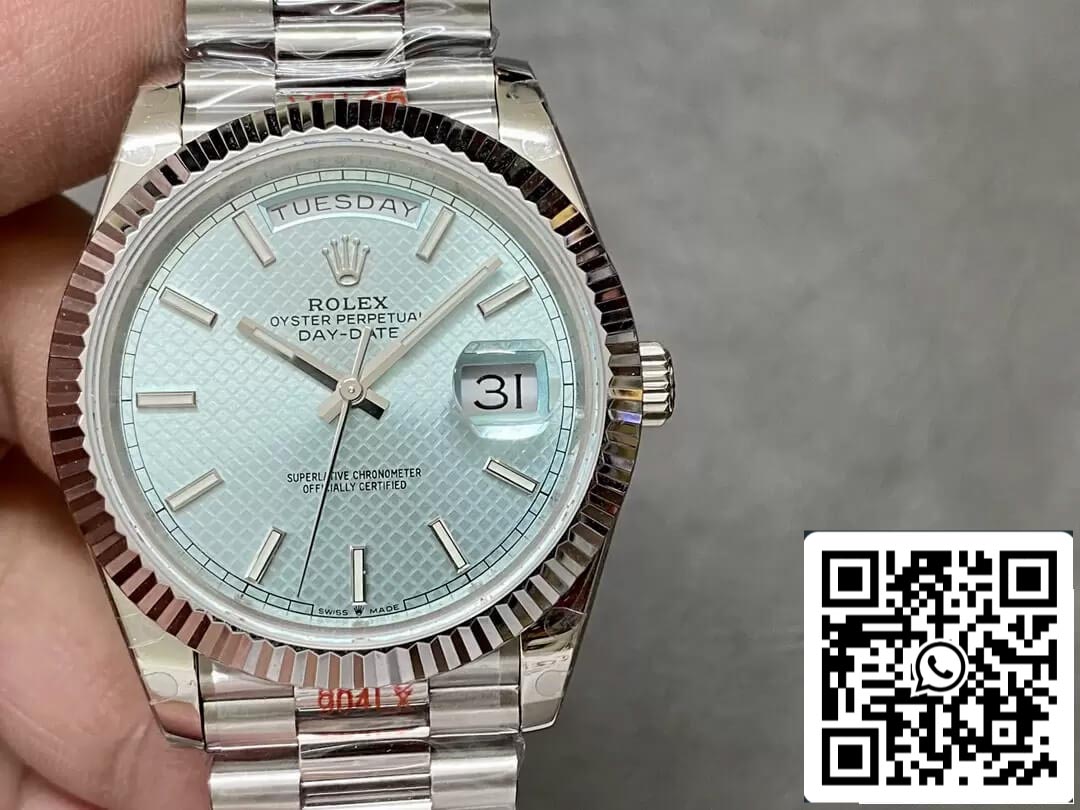 Rolex Day Date M228236 1:1 Best Edition GM Factory Blaues Zifferblatt V2