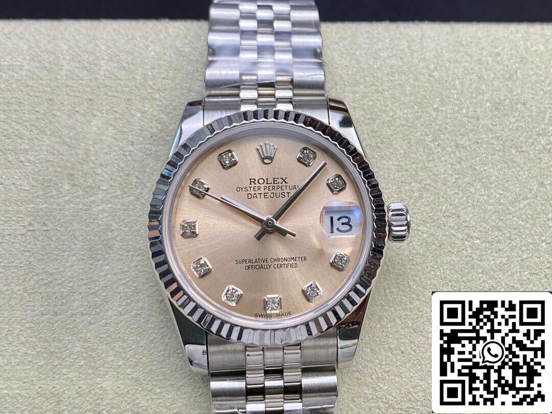 Rolex Datejust 31MM 1:1 Meilleure édition EW Factory en acier inoxydable