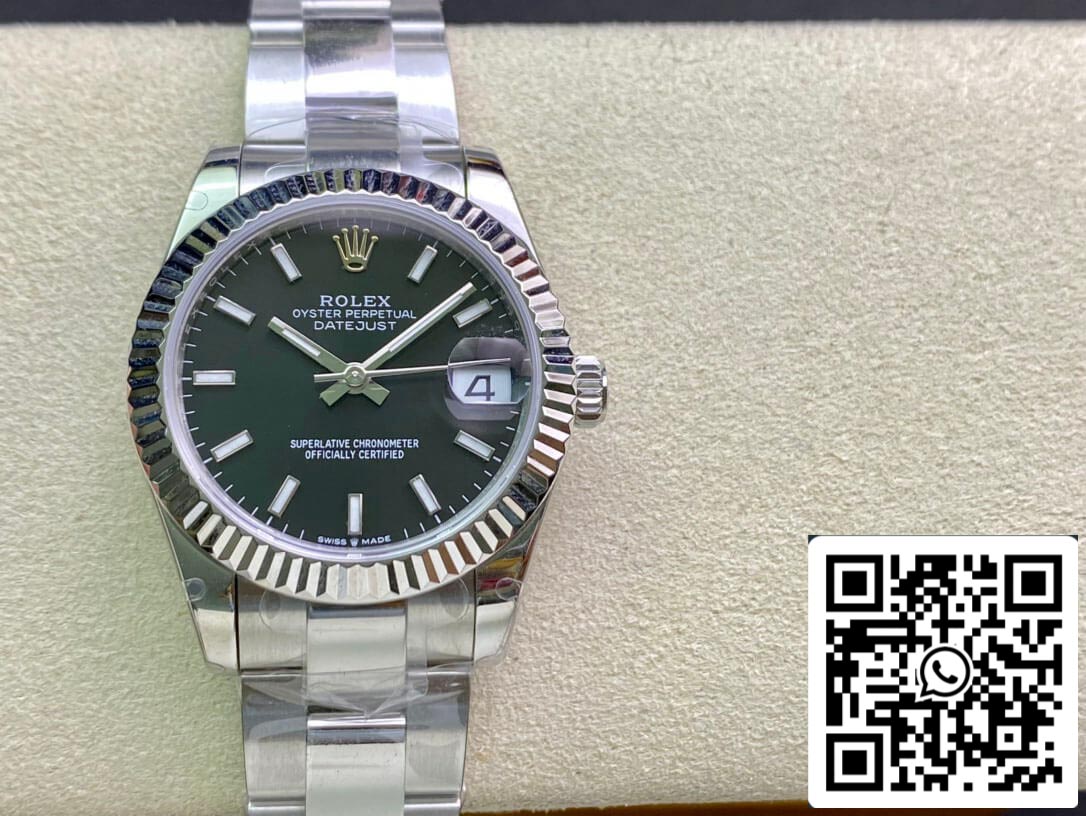 Rolex Datejust M178274-0034 31 mm 1:1 Best Edition EW Factory schwarzes Zifferblatt