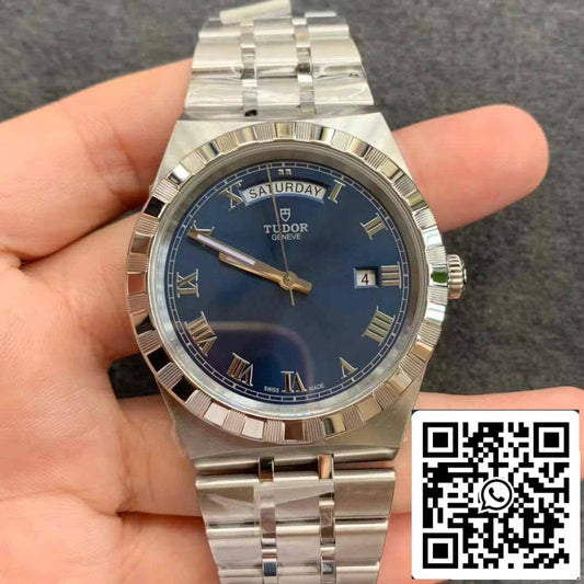 Replika Tudor Royal M28600-0005 Day Date V7 Factory Blue Dial