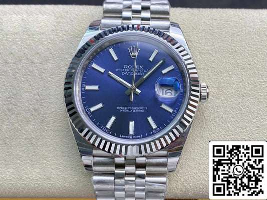 Rolex Datejust M126334-0002 1:1 Meilleure édition EW Factory Cadran bleu