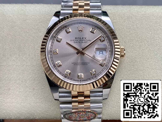Rolex Datejust 41MM M126331-0008 1:1 Best Edition Clean Factory Roségold