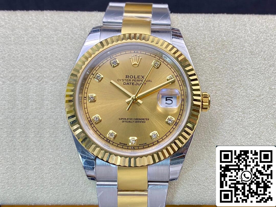 Rolex Datejust M126333-0011 1:1 Best Edition EW Factory Champagner-Zifferblatt