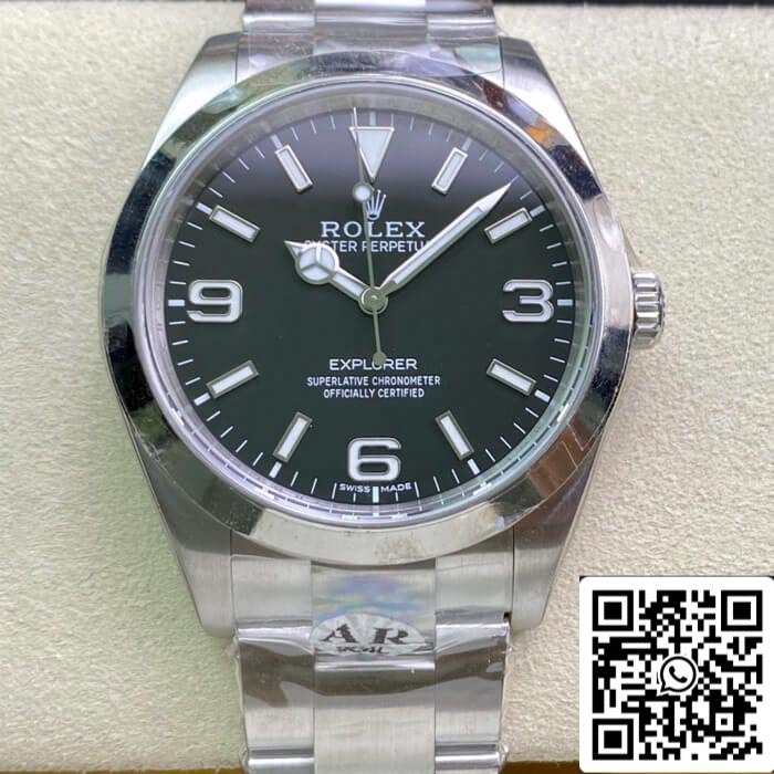 Rolex Explorer M214270-0003 39MM 1:1 Best Edition AR Factory Black Dial