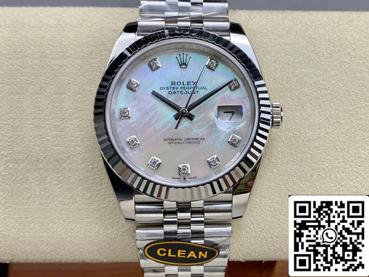 Rolex Datejust M126334-0020 1: 1 Meilleure édition Clean Factory Cadran en diamant mosaïque