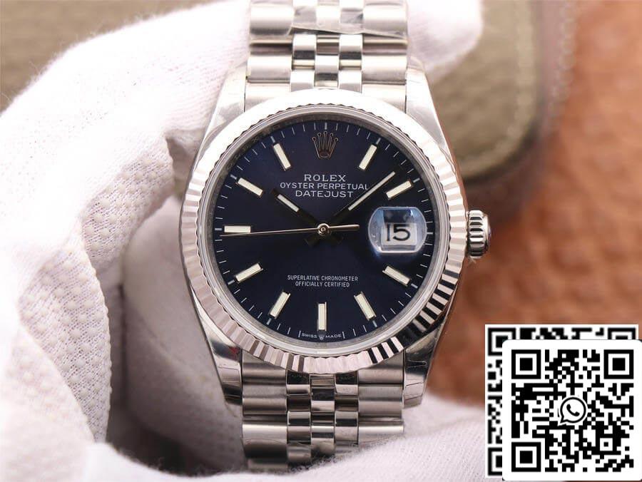 Rolex Datejust M126234-0017 1:1 Meilleure édition EW Factory Cadran bleu