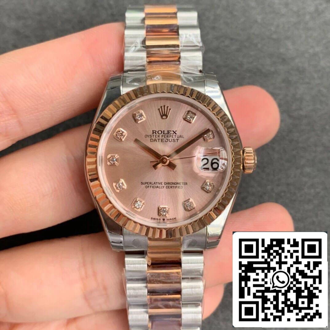 Rolex Datejust M278271-0023 1:1 Meilleure édition GS Factory Cadran en or rose