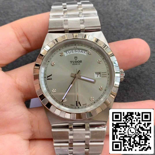 Replika Tudor Royal M28600-0002 Day Date V7 Factory Diamant-Zifferblatt