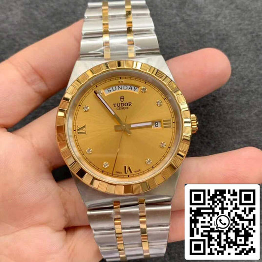 Replik Tudor Royal M28603-0006 Beste 1:1 Edition V7 Factory Champagner Zifferblatt