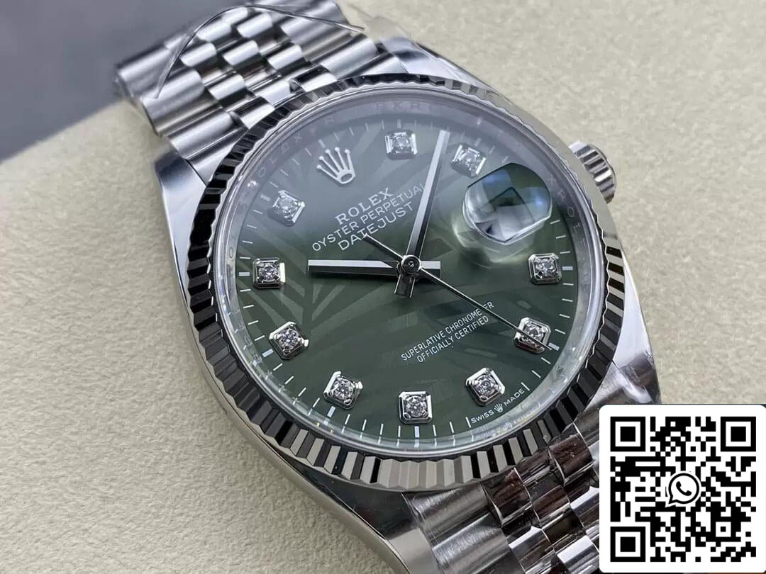 Rolex Datejust M126234-0055 36MM 1:1 Meilleure édition Clean Factory Cadran vert