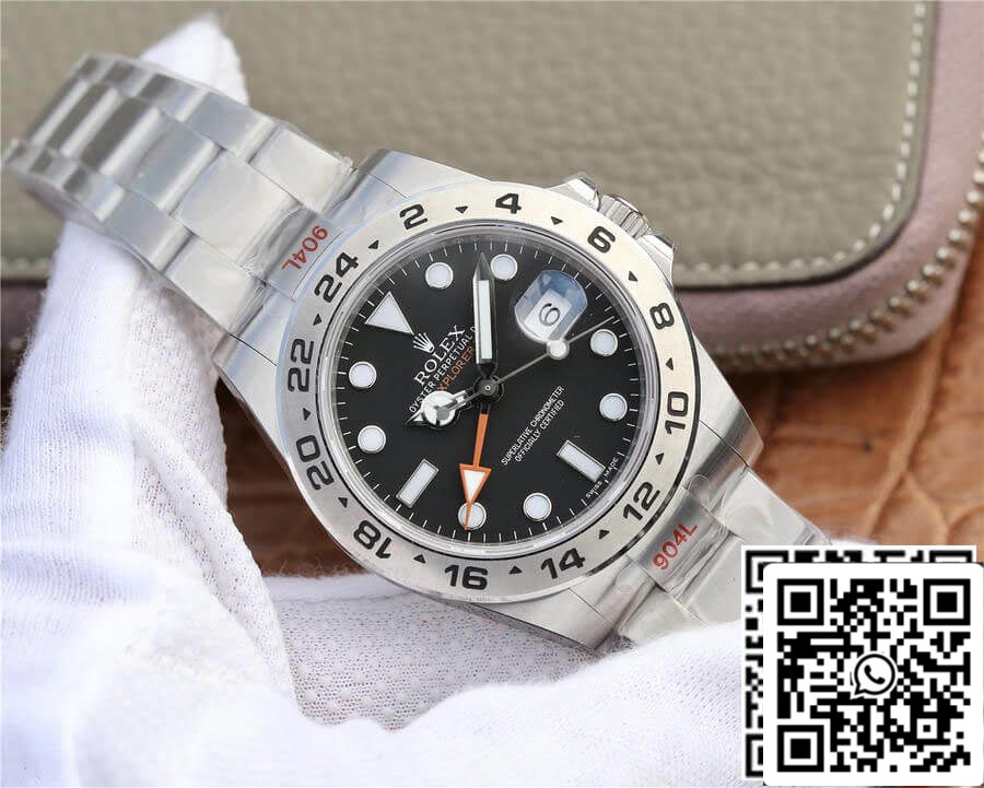 Rolex Explorer M216570-0002 1:1 Best Edition GM Factory V4 schwarzes Zifferblatt