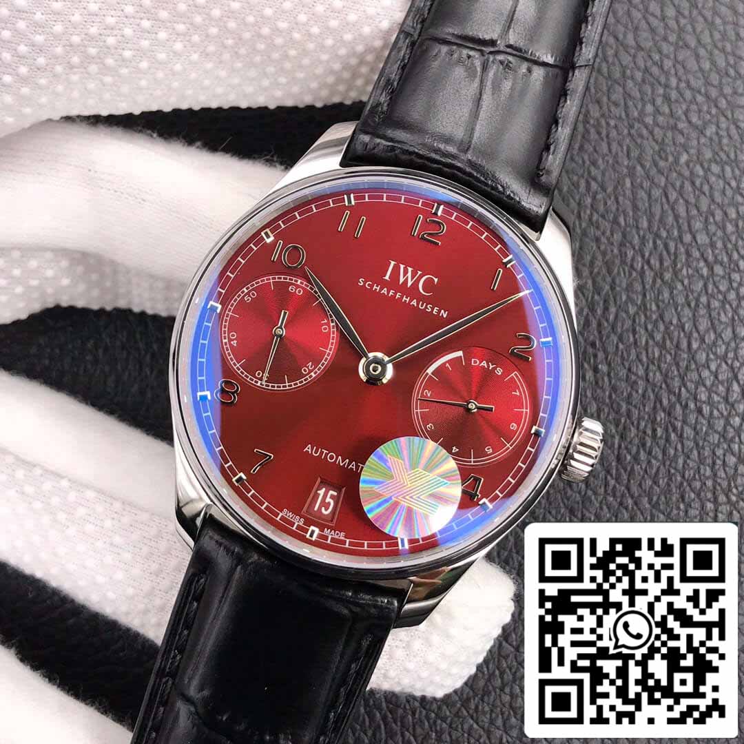 IWC Portugieser IW500714 1:1 Meilleure édition YL Factory Cadran rouge bordeaux