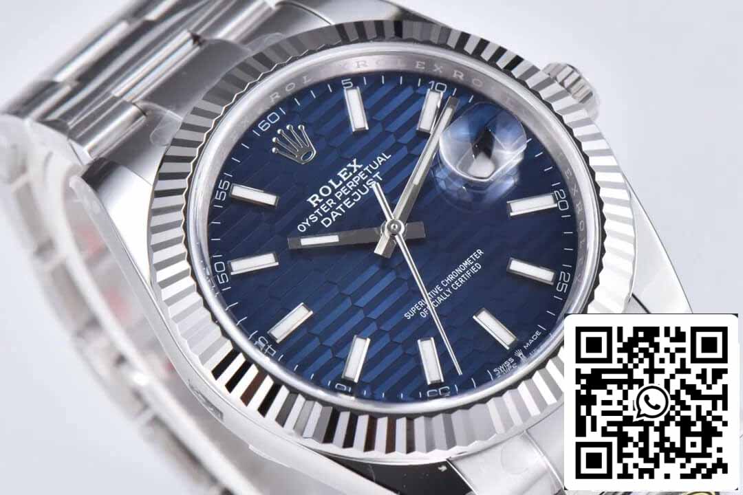 Rolex Datejust 41MM M126334-0031 1:1 Meilleure édition Clean Factory Cadran bleu
