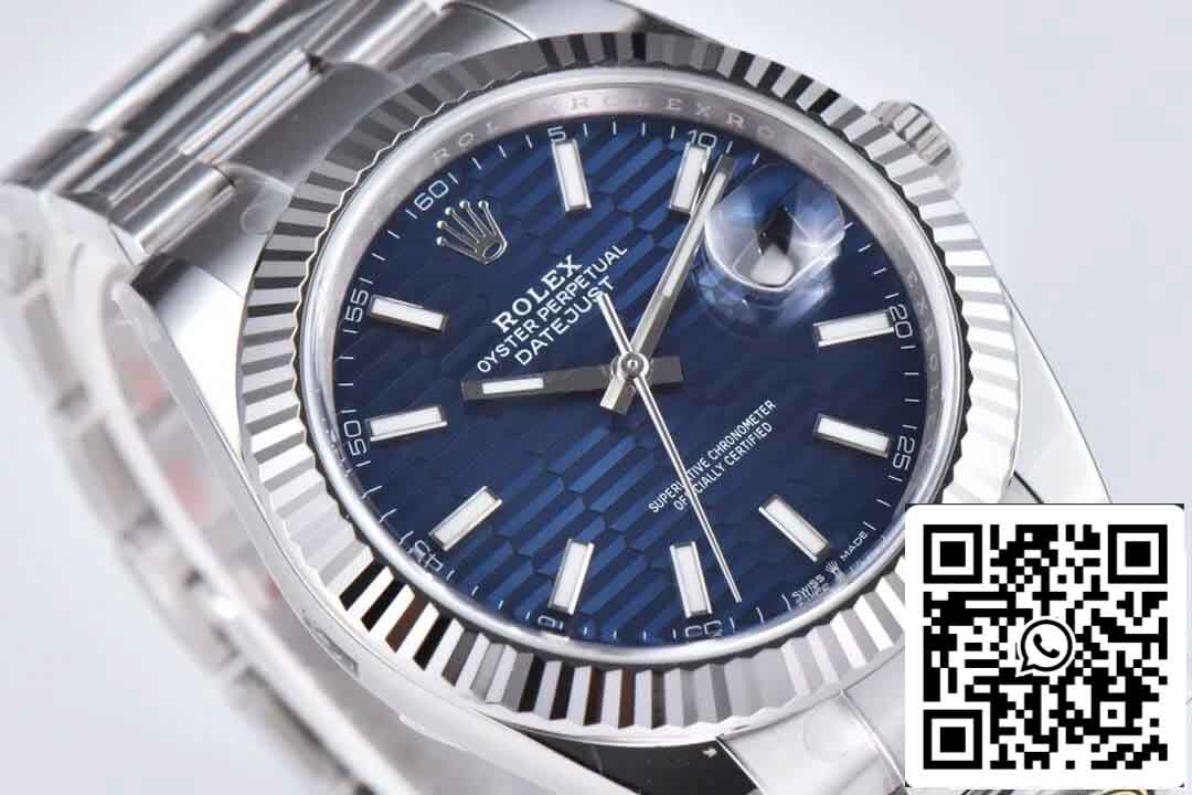 Rolex Datejust 41MM M126334-0031 1:1 Meilleure édition Clean Factory Cadran bleu Bracelet Oyster
