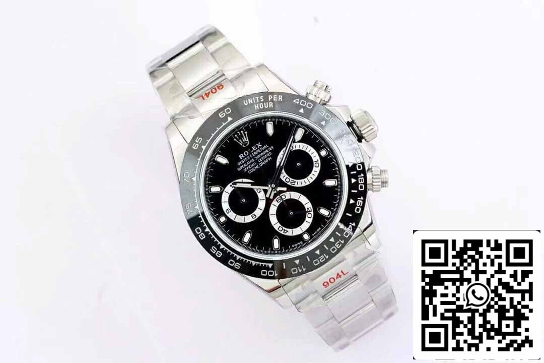 Rolex Cosmograph Daytona M116500LN-0002 1:1 Best Edition EW Factory Black Dial