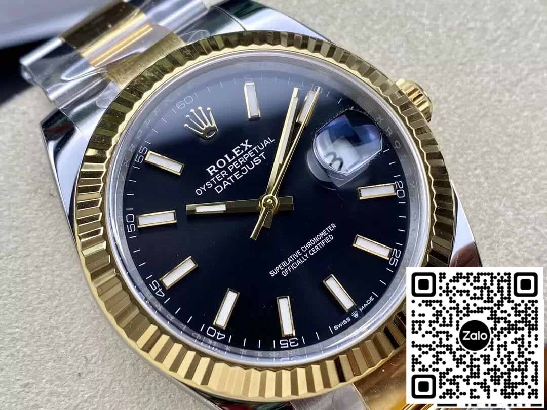 Rolex Datejust 41MM M126333-0013 1:1 Meilleure édition Clean Factory Cadran noir