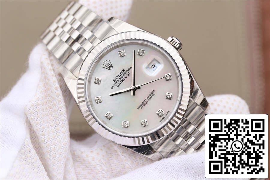 Rolex Datejust M126334-0020 1:1 Best Edition EW Factory Perlmuttzifferblatt