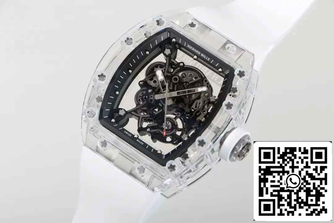 Replik Richard Mille RM055 Beste 1:1 Edition RM Factory White Strap