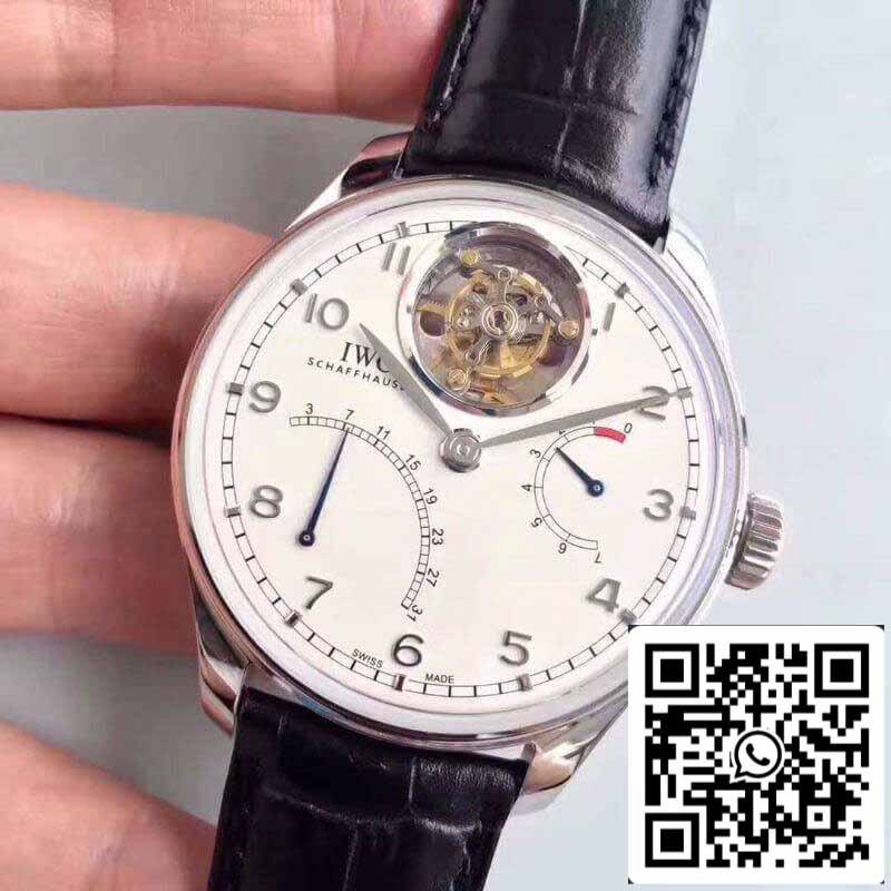 IWC Portugieser Tourbillon IW504601 YL Factory 1:1 Best Edition Schweizer Tourbillon Weißes Zifferblatt