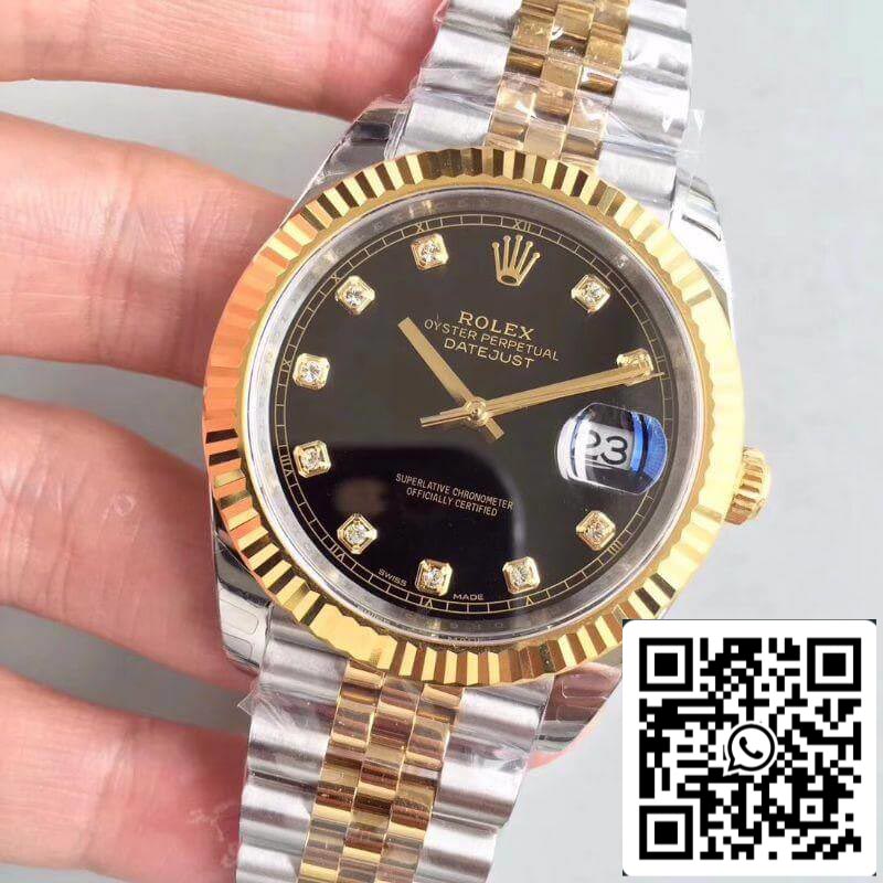 Rolex Datejust II M126333-0013 EW Factory 1:1 Meilleure édition suisse ETA3255 Bracelet bicolore en acier inoxydable